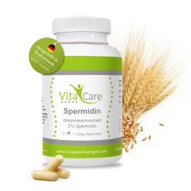Spermidine capsules from wheat germ extract, 1.5 mg per...